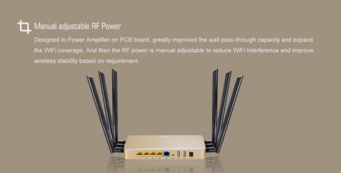 Ayuda inalámbrica de escritorio 1200Mbps del anuncio de la autentificación del router 11AC